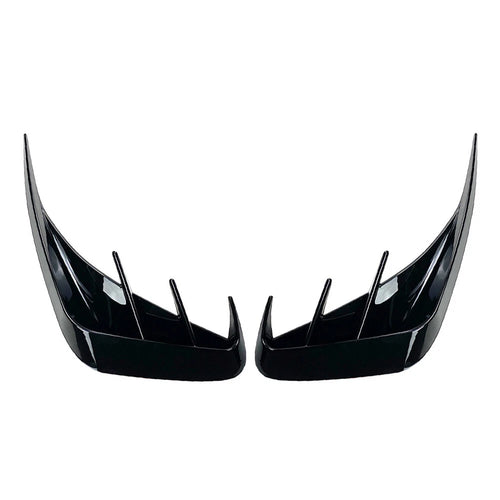 1 Pair Bumper Canards Lip Splitter Fins for BMW 3-Series (2019–2022)