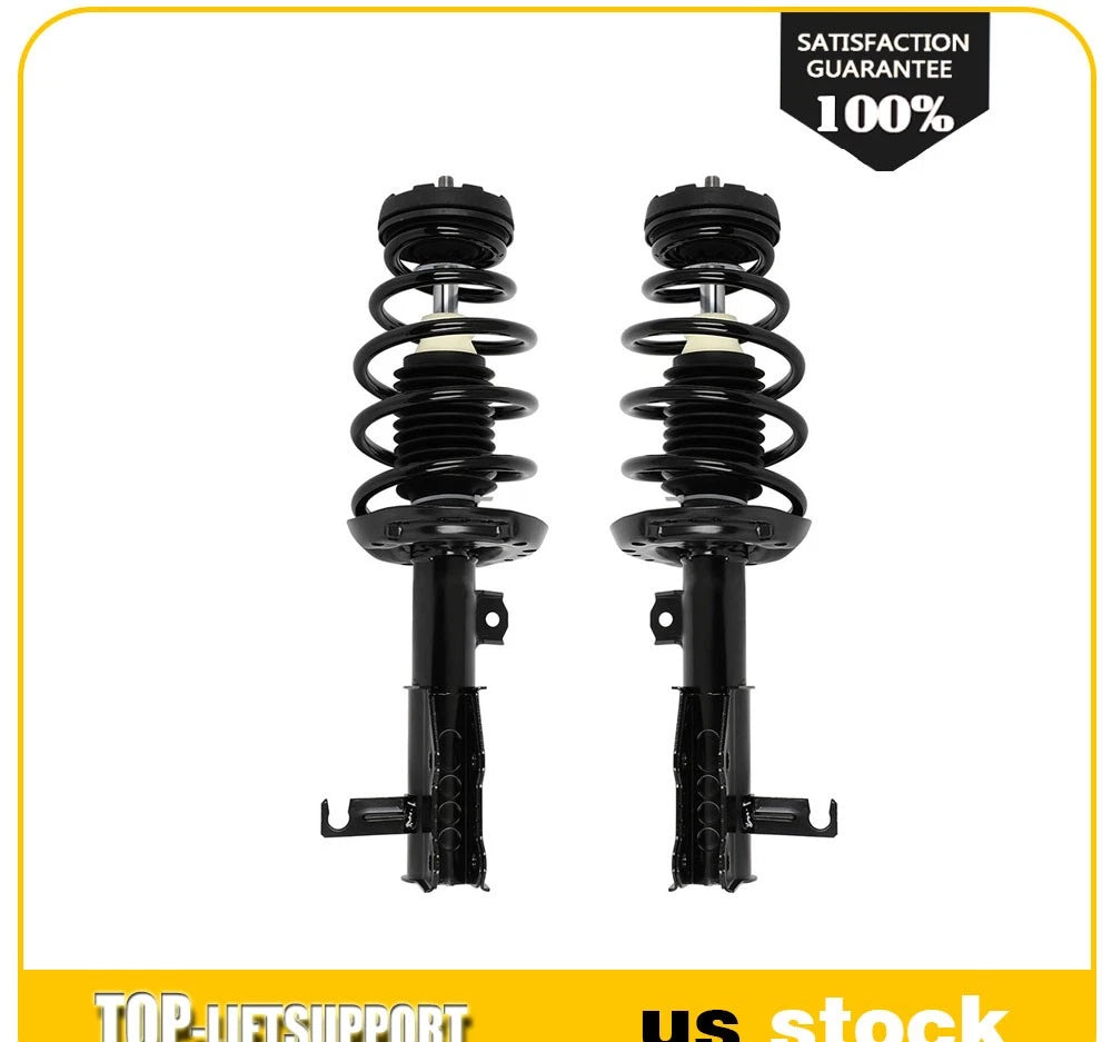 Set of 2 Front Complete Strut Shock Spring for Chevrolet Malibu (2013–2016)