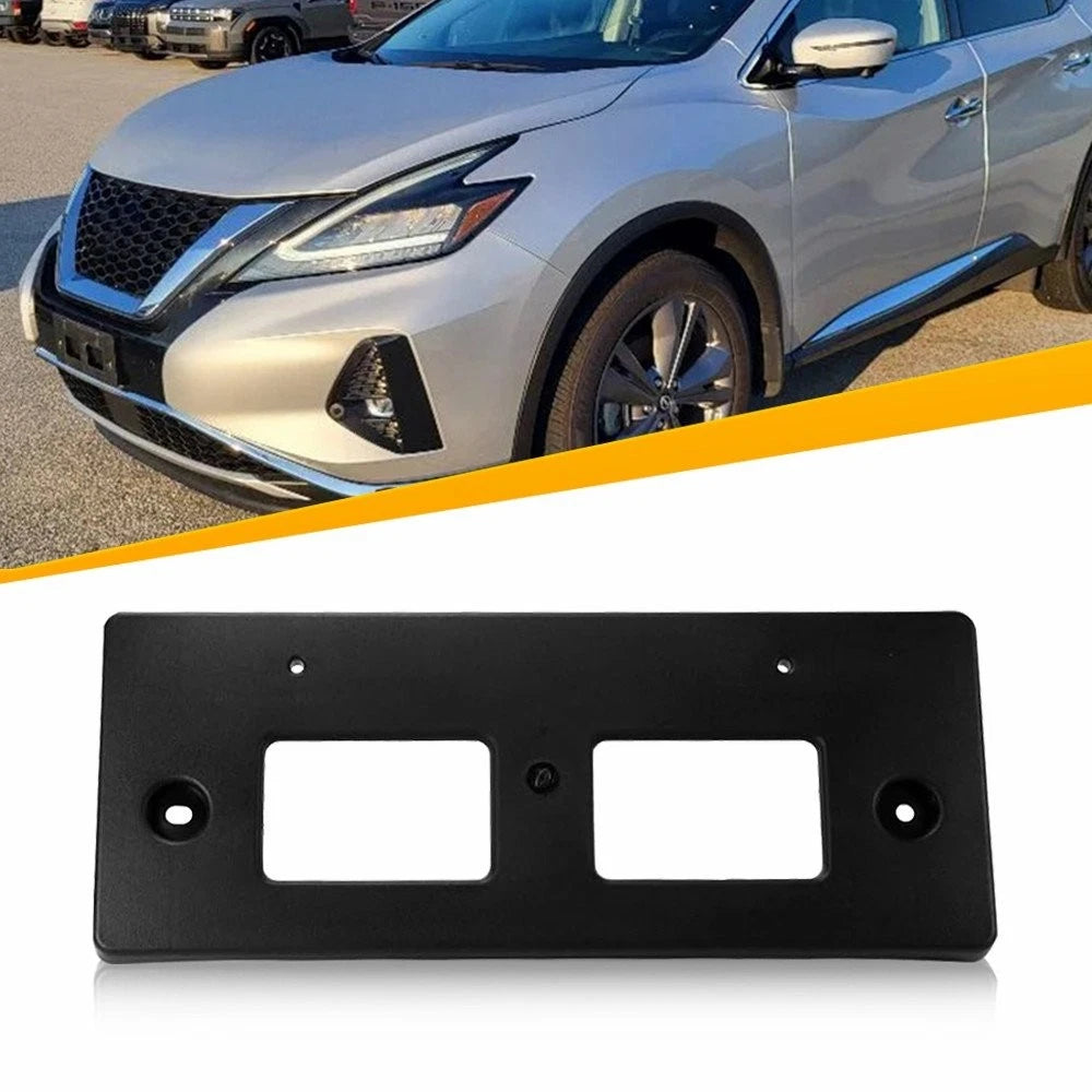Front License Plate Frame Holder Mounting Bracket for Nissan Murano (2019–2023)