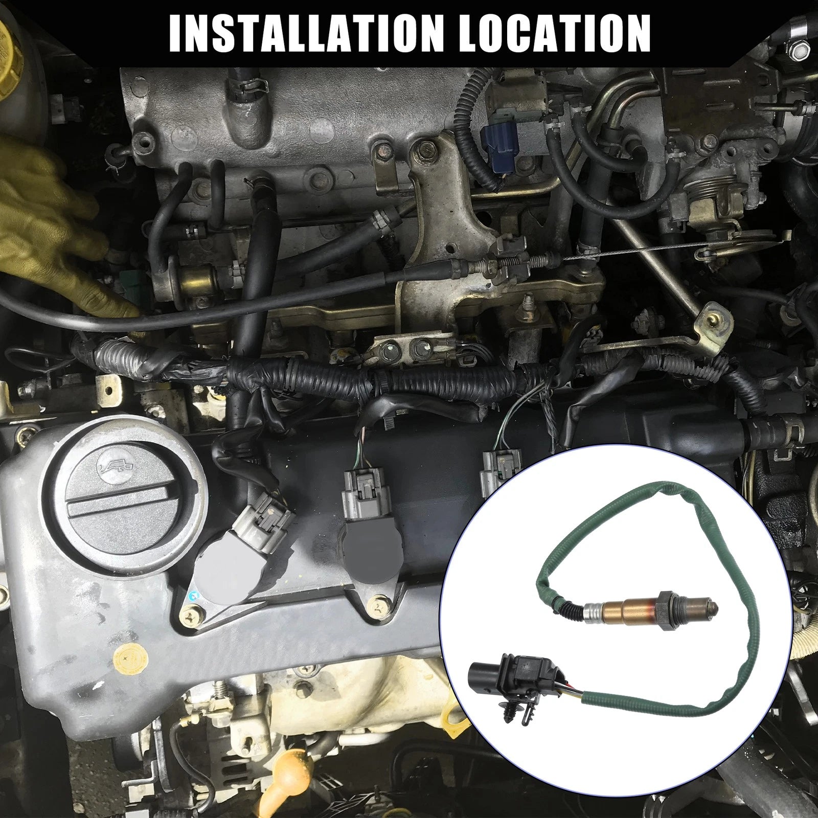 Front Upstream Oxygen O2 Sensor No.A0035427018 for Mercedes-Benz W211 W212