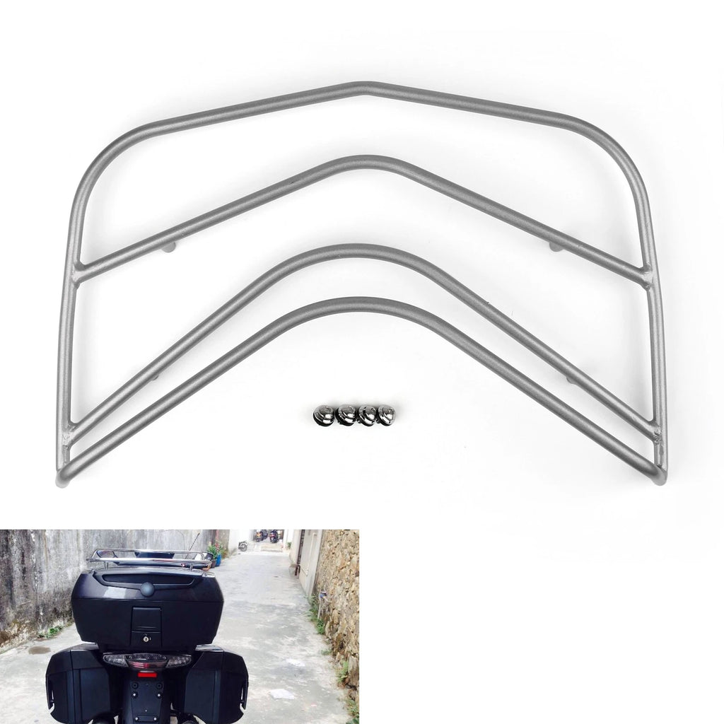 Rear Top Box Trunk Rack for BMW K1600GTL (2011–2014) T08 Silver