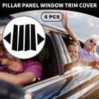 Set of 6 Car Pillar Window Trim Covers for Chrysler 300 300C (2005–2010)