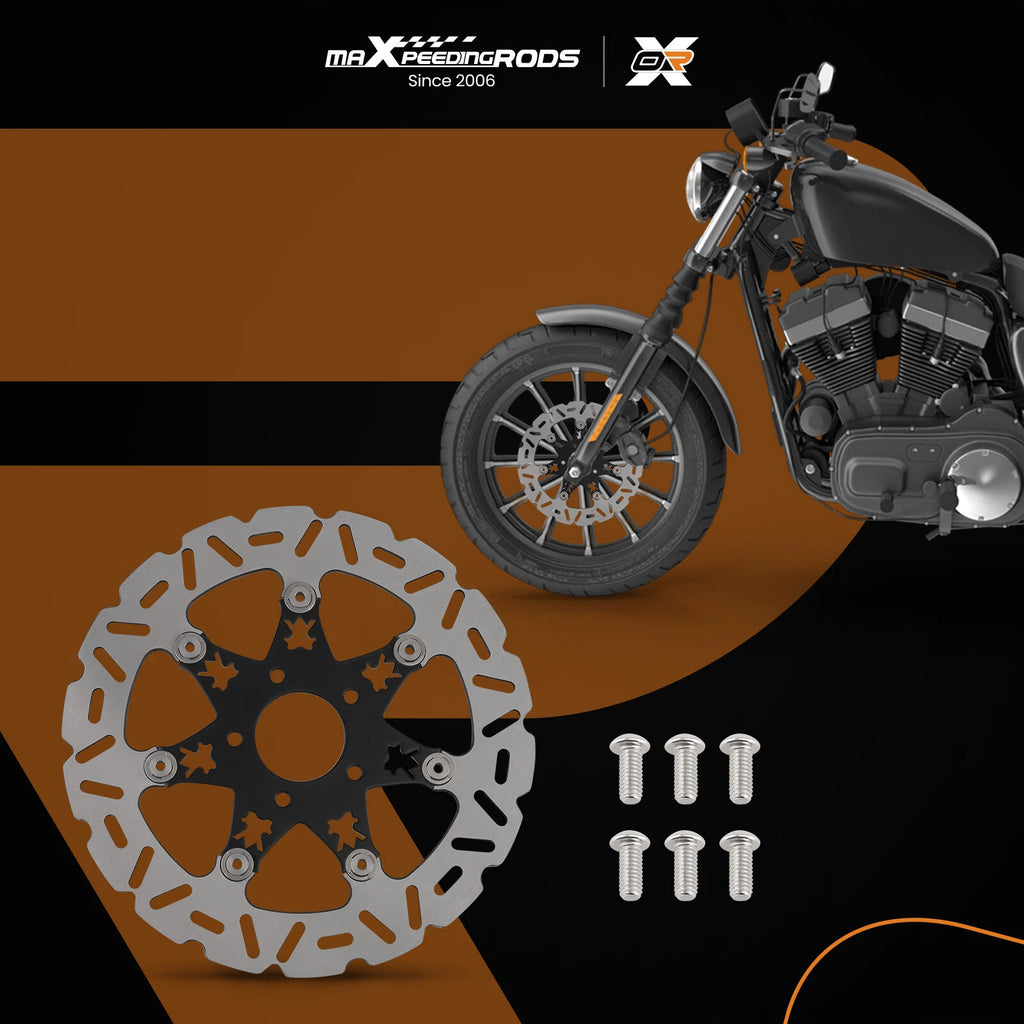 2X Floating Front Brake Rotor Disc for Harley-Davidson Touring (2008-2019)