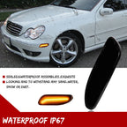 Smoked LED Amber Side Marker Light for Mercedes Benz W203 C-Class (2001–2007)