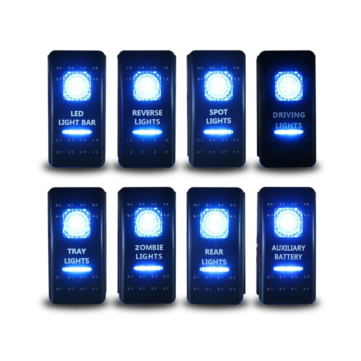 1X LED Rocker Switch for Boat Car Marine Dash (12V)