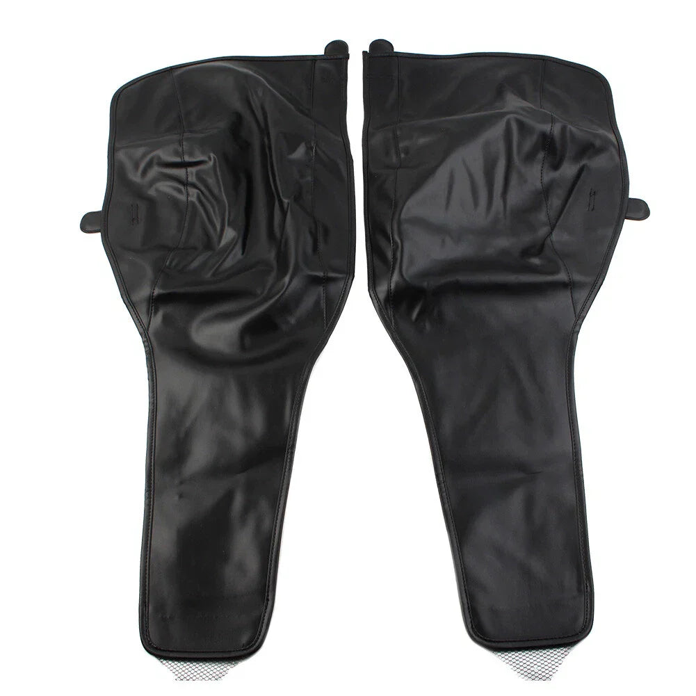 Black PU Leather Rear Trike Fender Bra for Harley Tri Glide Ultra Classic (2009-2023)