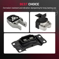 3PC Motor & Trans Mount Set for Ford Focus 2012–2018 2.0L A5312 A5520 A5612