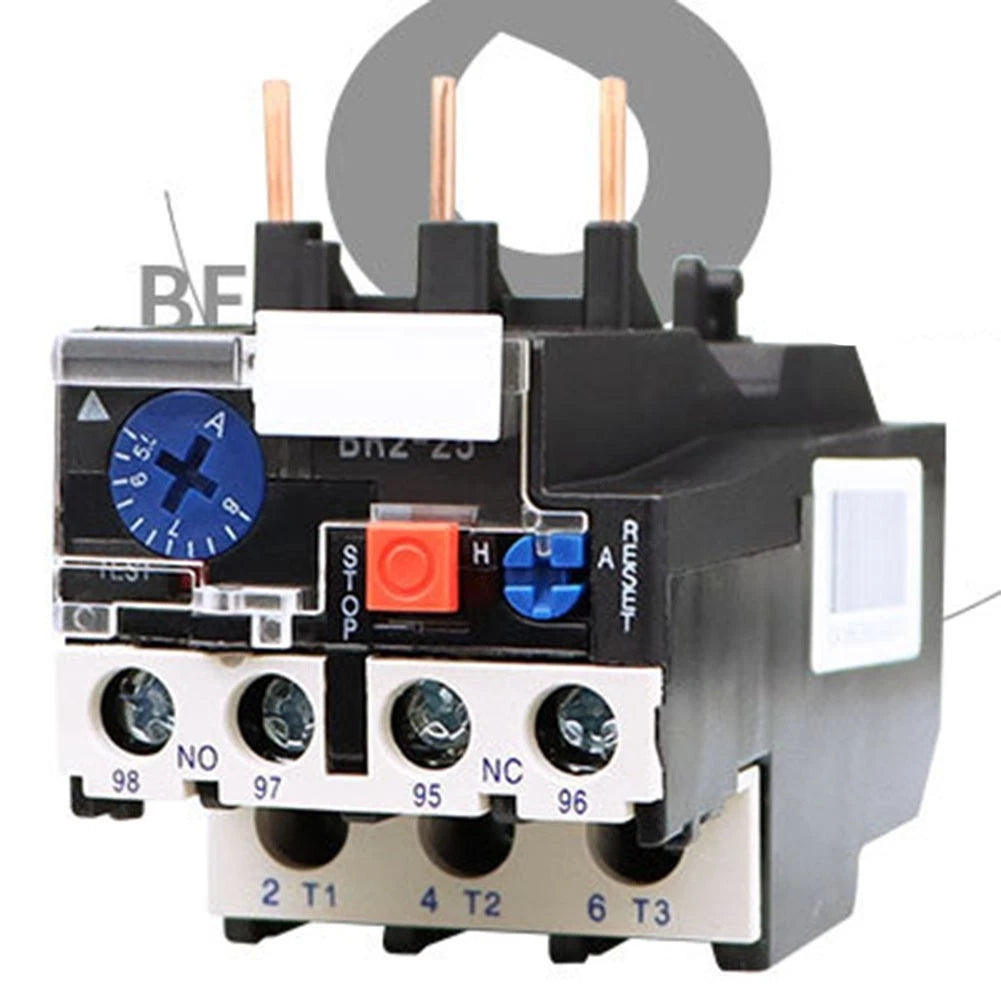 Thermal Relay JR2-25 for Motor Protection (0.63A-10A)