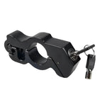 Black Motor Handlebar Lock Anti-Theft Grip for Bike Scooter ATV