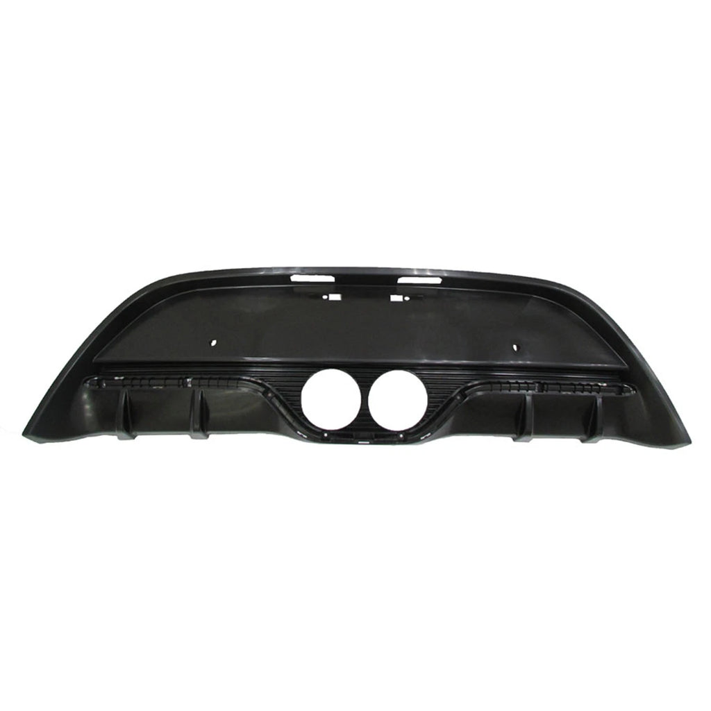 Replacement Black Primed Rear Lower Bumper Cover w/Park Assist Sensor Holes
