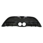 Replacement Black Primed Rear Lower Bumper Cover w/Park Assist Sensor Holes