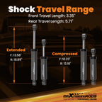 Drop Lowering C Notch Kit with Shocks for Chevy C10 GMC C15 (1963-1972)
