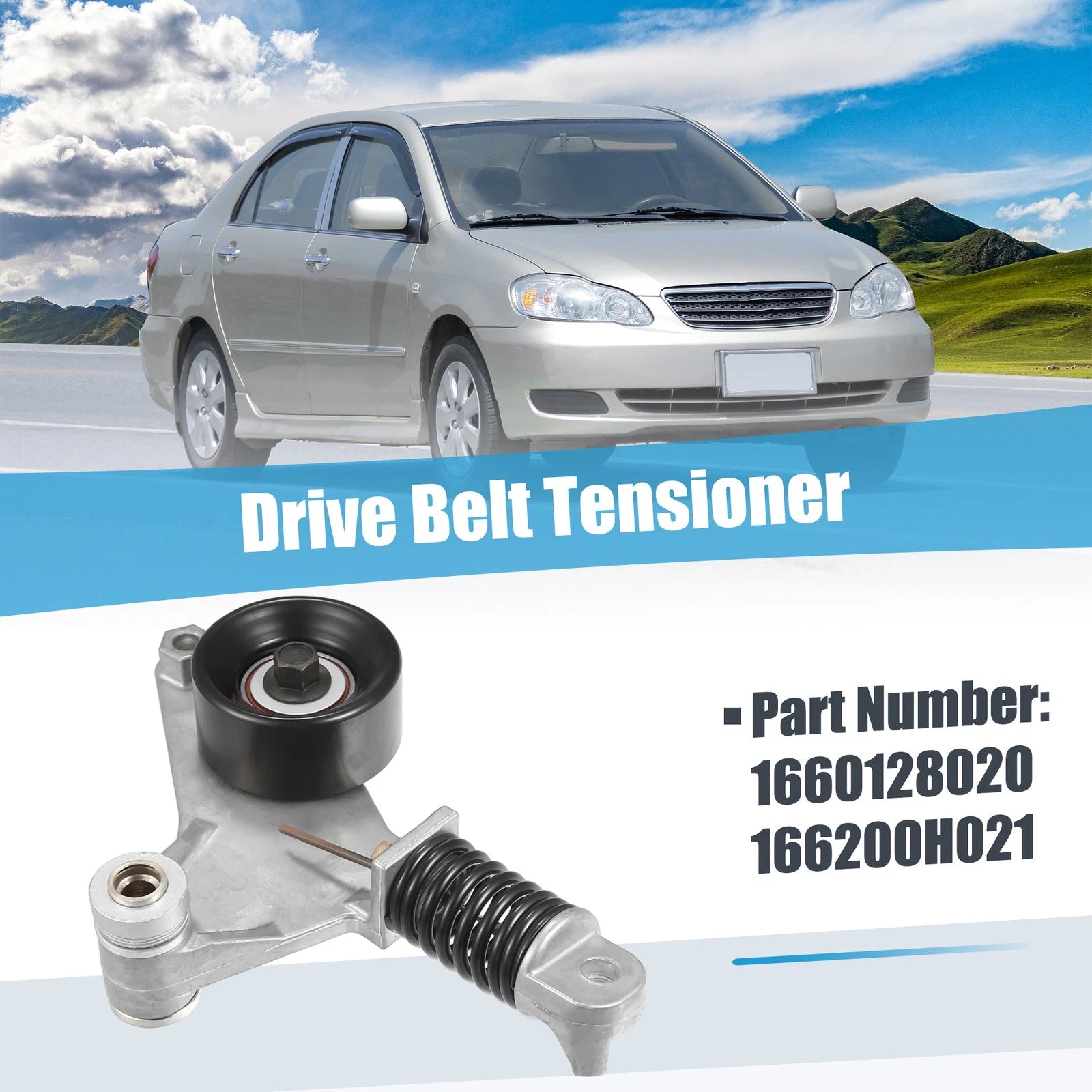 Belt Tensioner Pulley Assembly No. 1660128020/166200H021 for Toyota Camry (2007)
