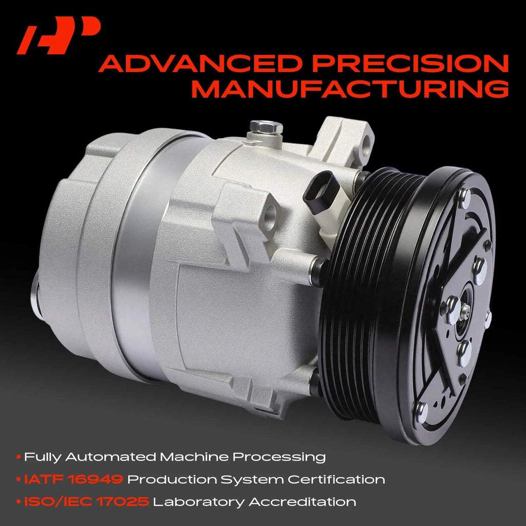 A/C Compressor with Clutch for Chevy Camaro Pontiac Firebird (1995-2002)