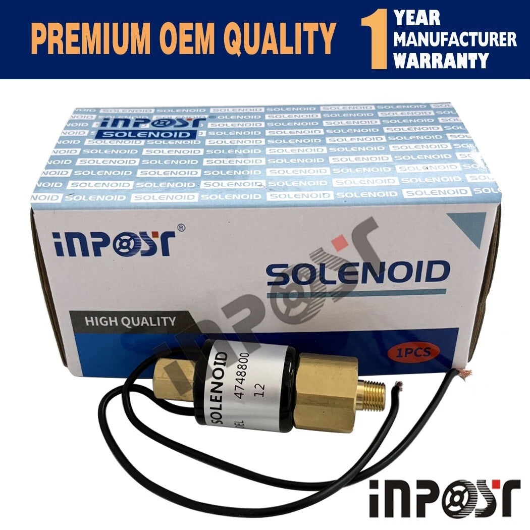 12V Solenoid Valve 4748800 T4748800 for Titan Brake Actuators (RHD)