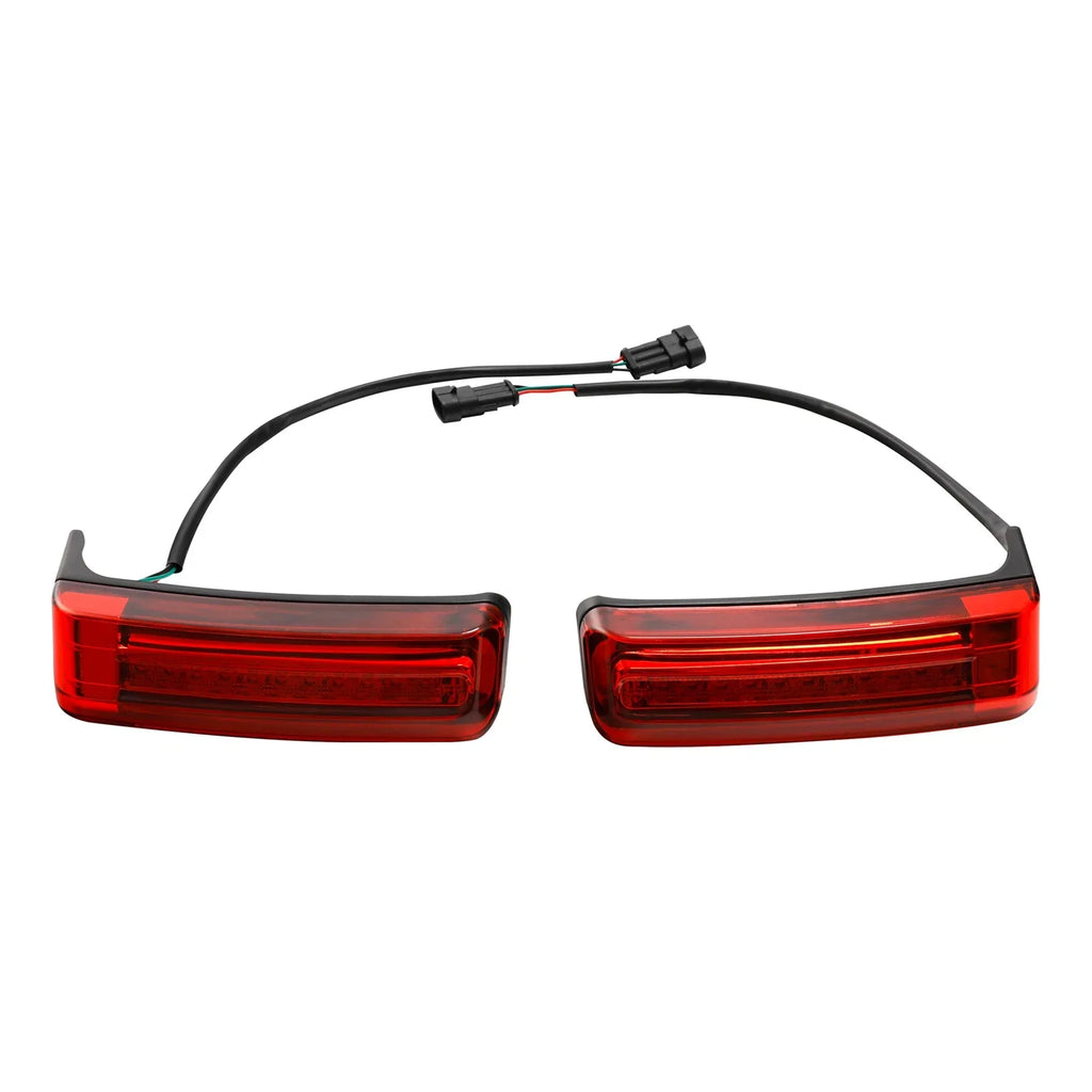 Saddlebag Run Brake LED Turn Lights for Harley Street Road Glide (2014-2024)