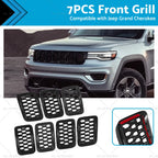 Front Grill Mesh Covers Inserts for Jeep Grand Cherokee (2017–2022)