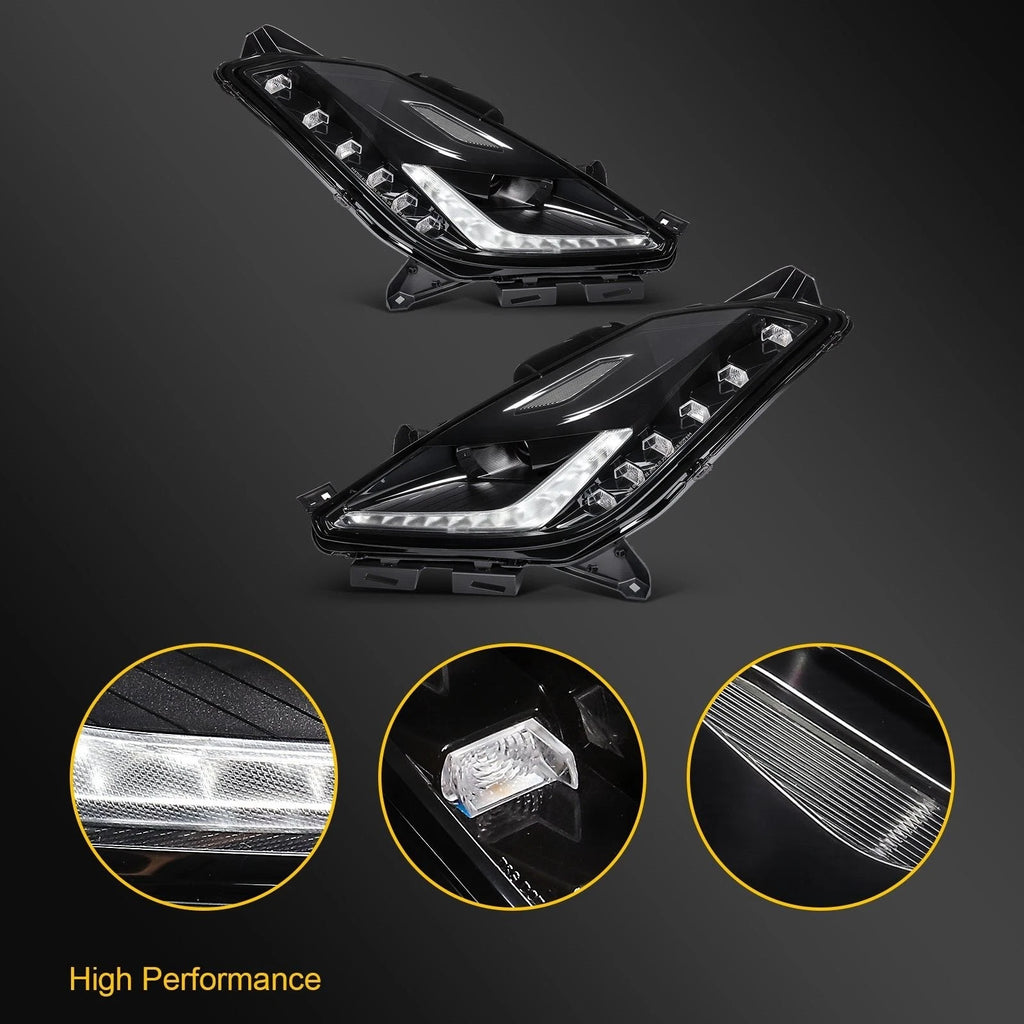 2X HID Xenon LED Headlights for Chevy Corvette ZR1 Coupe