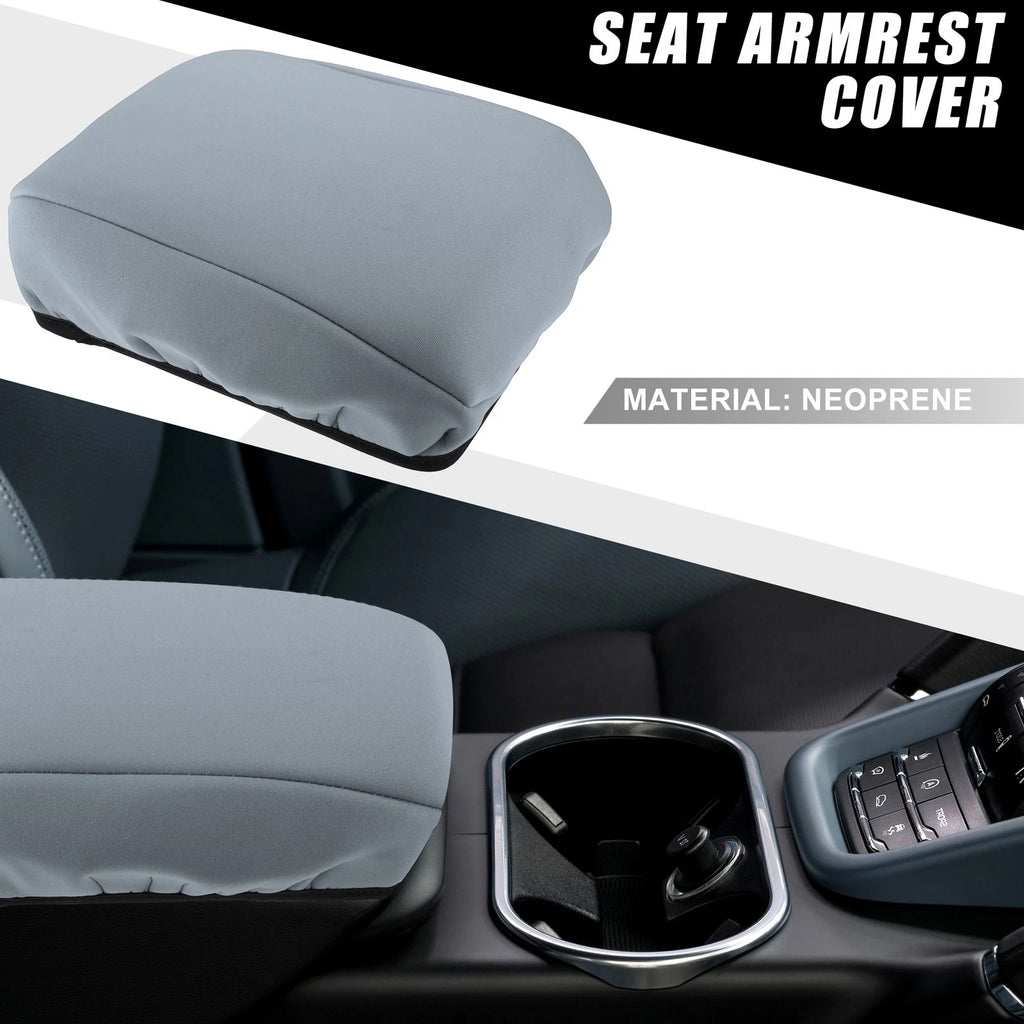 Arm Rest Box Cover Protector for Subaru Outback (2020–2023) Neoprene Gray 766549489378