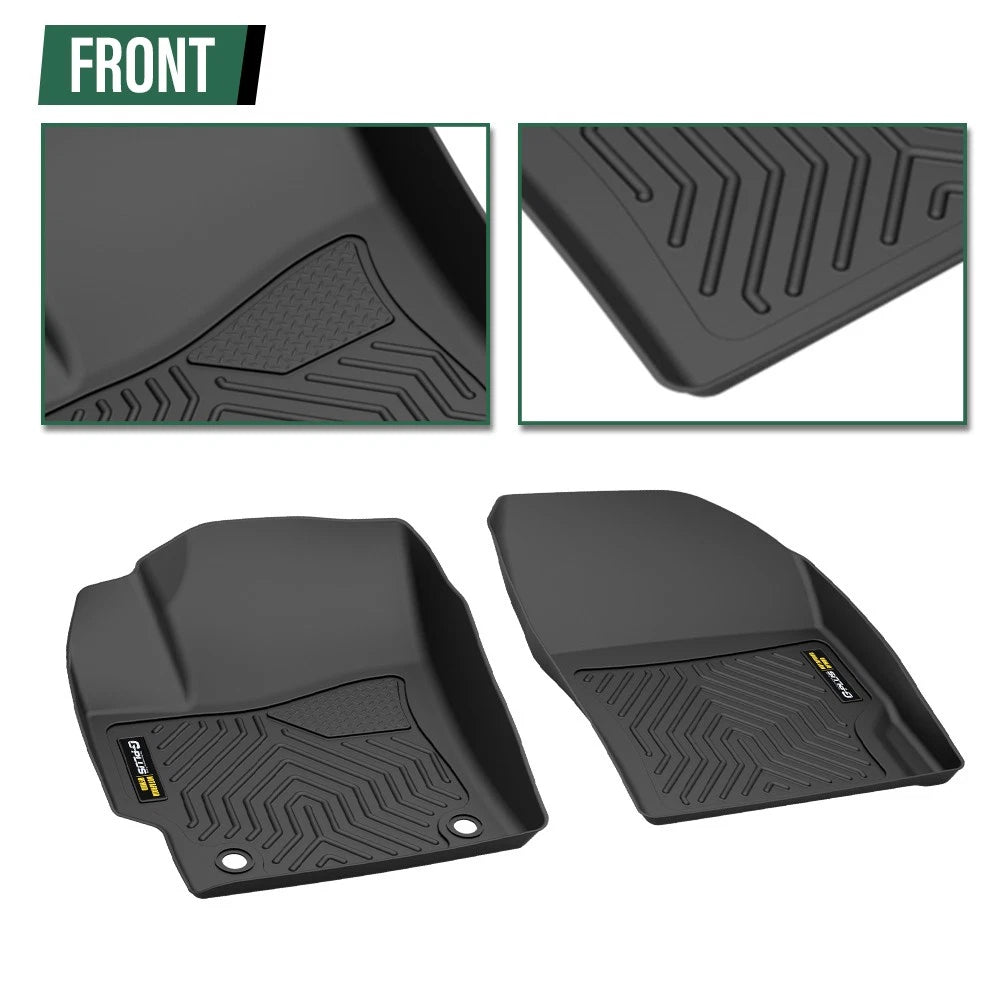 Set of 4 All Weather TPE Floor Mats for Toyota Corolla (2020–2025)