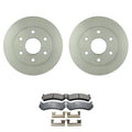 Set of 4 Bosch QuietCast Front Rotors & TRW Pro Metallic Pads for Express 1500