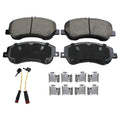 Akebono Euro Front Disc Brake Pads EUR1406 for Mercedes GLK250 GLK350 (2010–2015)