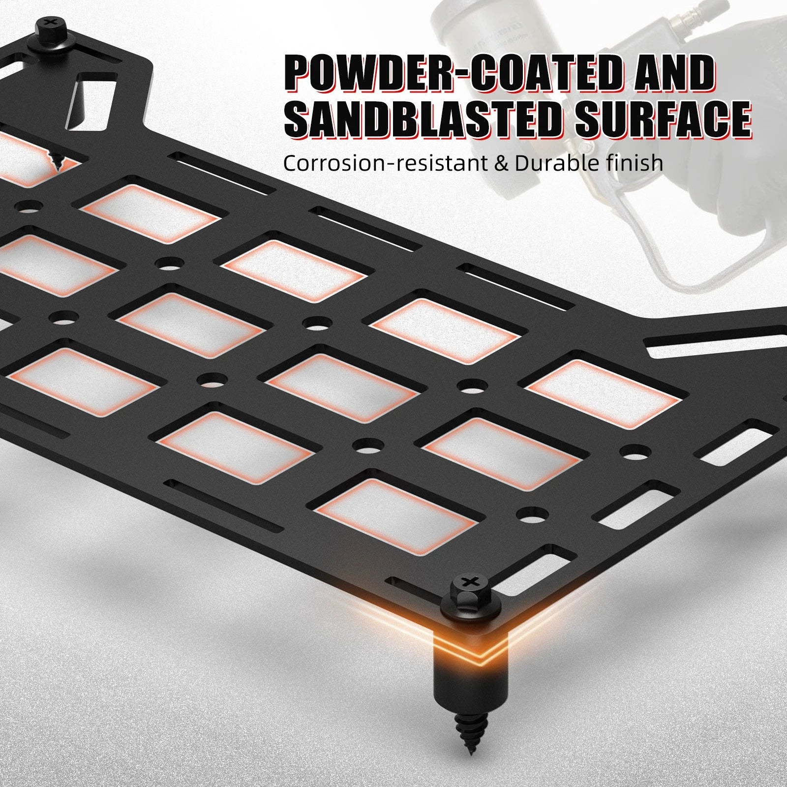 Molle Panel for Can-Am Maverick X3 (2017–2023) Steel Black 1/8 Inch