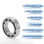 Deep Groove Ball Bearing 55x100x21mm for Scooter Skateboard (1 Pc)