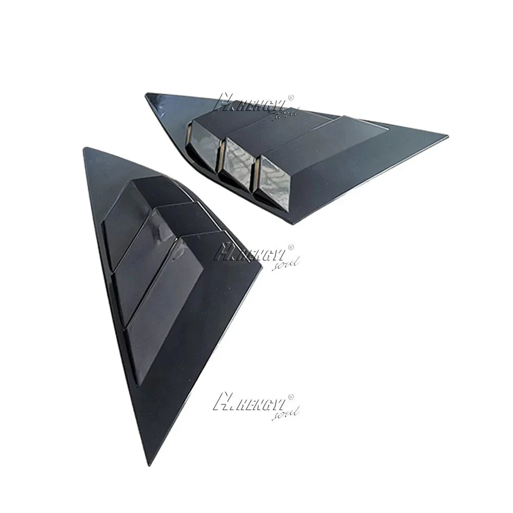 Black Side Window Louver Shutter Cover for Ford Focus (2012–2018)