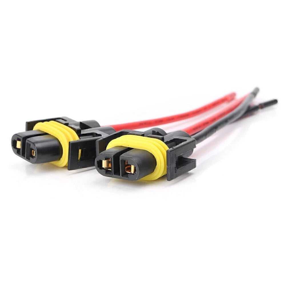 2X H8 H11 880 881 Female Adapter Wiring Harness Socket for Headlight Fog Light