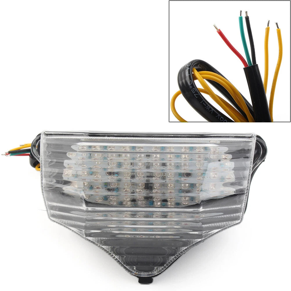 LED Rear Taillights Brake Turn Signal Assembly for Yamaha FZ600 (2004–2009)