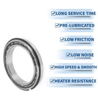 Deep Groove Ball Bearing 6807NR for Scooter Skateboard (P0 35x47x7mm)