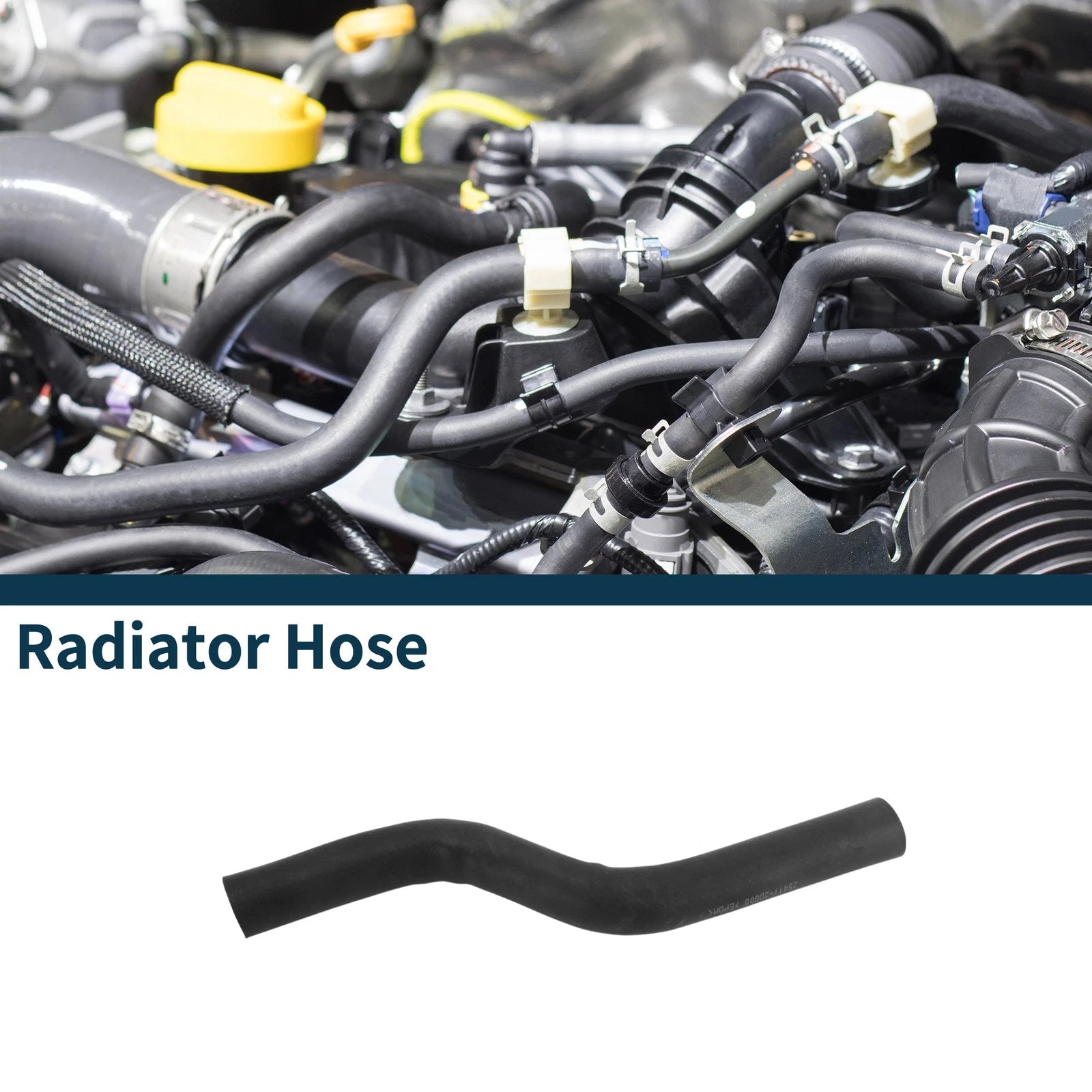 Radiator Hose No. 2541122010 for Hyundai Accent (1 Pc) Rubber Water Pipe