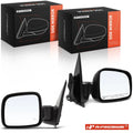 2X Power Mirrors with Manual Fold and Heat for Jeep Liberty (2002–2007)