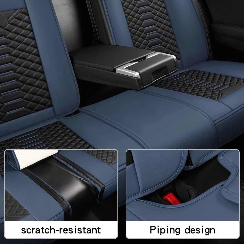 Set of 5 Leather Waterproof Seat Covers for Nissan