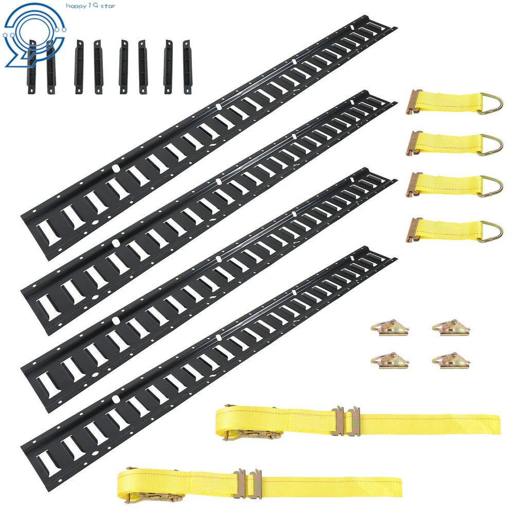 E Track Tie Down Rail Kit for E-Track Systems (4')