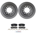 Bosch Rear Quietcast Rotors & Semi-Met Disc Brake Pad Kit for FJ Cruiser (2007–2014)