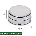 Set of 4 Rear Wheel Hub Center Caps for Dodge Ram 3500 (2003–2017) Silver