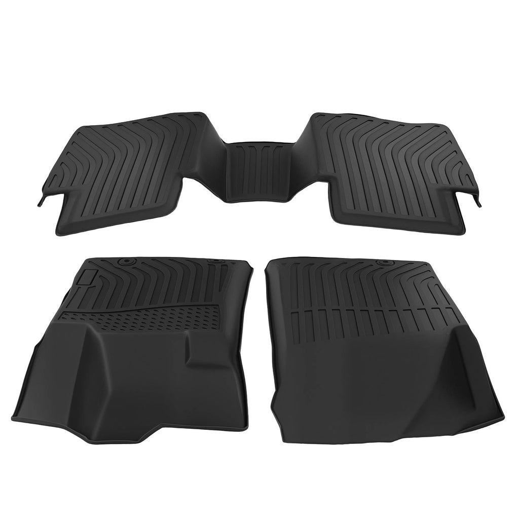Black TPE Rubber Floor Mats Set for Nissan Altima (2013–2018)