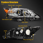Passenger Side LED Headlight for Lexus ES350 ES300h (2013–2015)