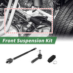 6pcs Front Suspension Kit Tie Rod Ends with Boots for Pontiac Torrent