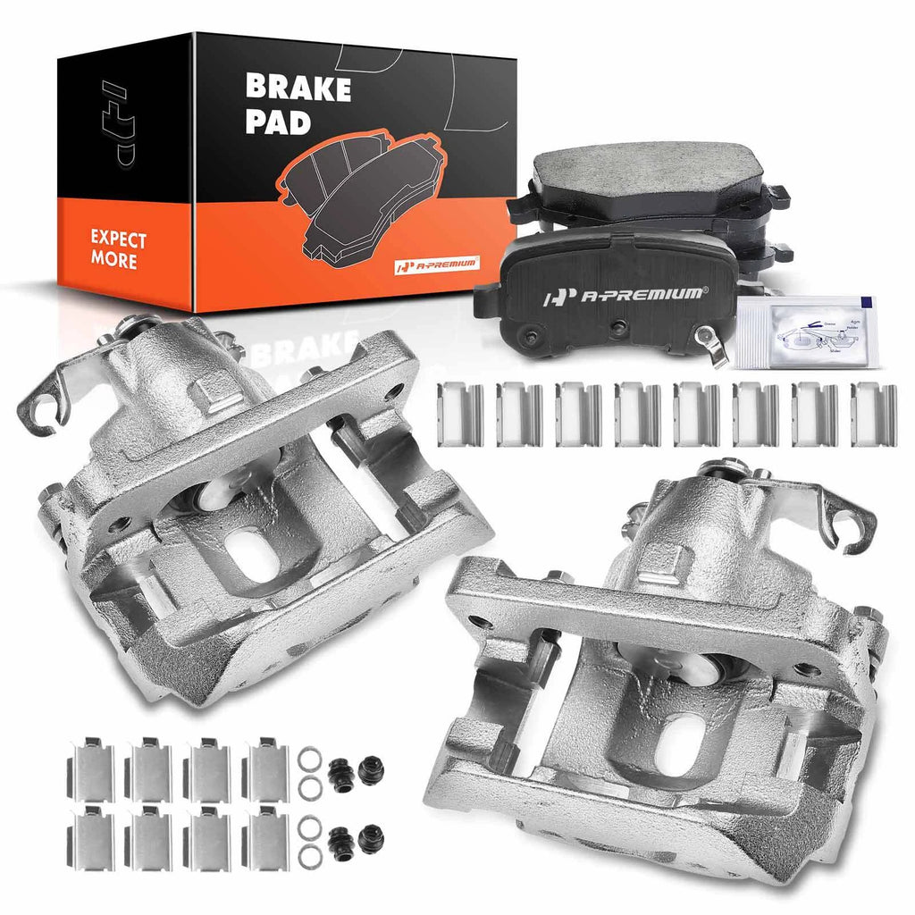 6x Rear Brake Calipers & Ceramic Pads for Ford Freestar (2004–2007)