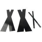 Black Door Trim Cover Kit for Honda Accord (2013-2017) - 6pcs