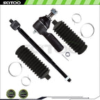 6X Front Suspension Kit Control Arms Ball Joints Tie Rods for Honda Civic (1992–1995)