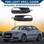 1 Pair Front Fog Light Grill for Audi A3 8V (2013–2017) No. 8V3807681Q/8V3807681G
