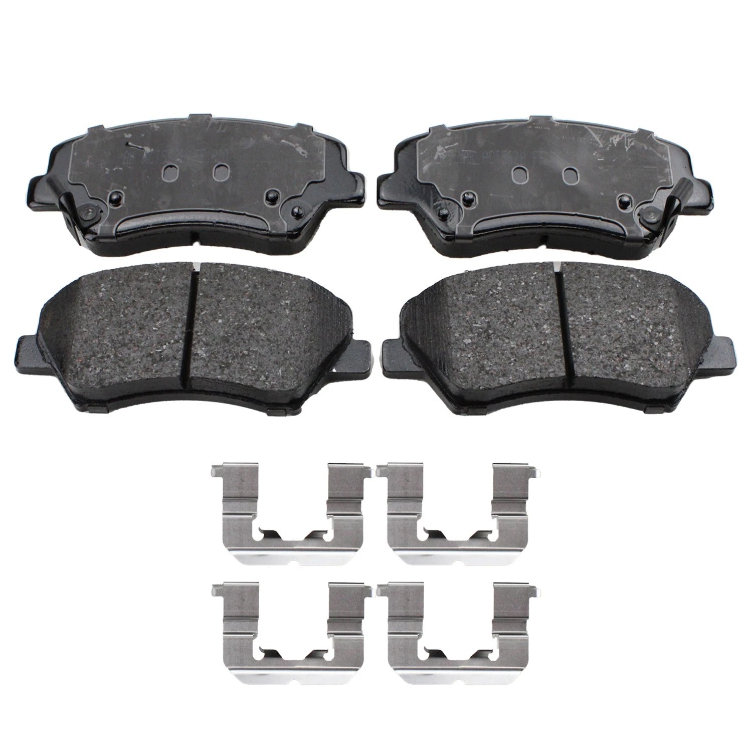 Front Rotors & Akebono ProACT Brake Pads Kit for Kia Forte 5 Koup (2010–2013)