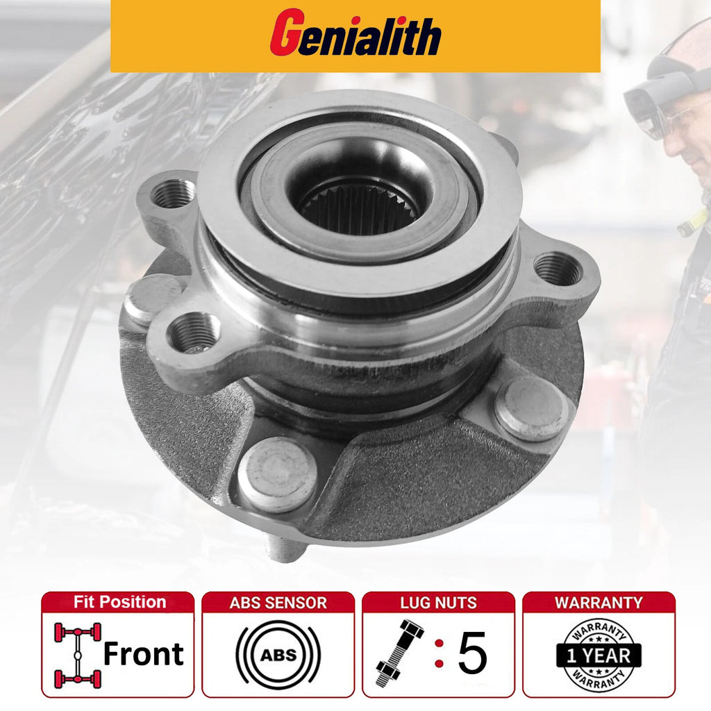 Set of 2 Front Wheel Bearings and Hubs Assembly 513298 for Nissan Rogue Sentra (2007–2020)