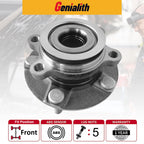 Set of 2 Front Wheel Bearings and Hubs Assembly 513298 for Nissan Rogue Sentra (2007–2020)