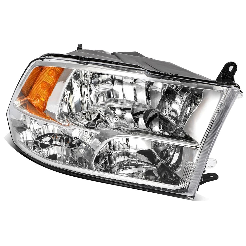 Set of 2 Chrome Headlight Assemblies for Ram 1500 2500 3500 (2011–2018)
