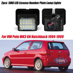 SMD LED License Plate Lamp for VW Polo MK3 6N (1994–1999)